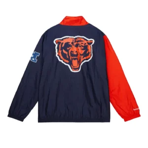 Chicago Bears Arched Retro Lined Windbreaker Varsity Jacket 1