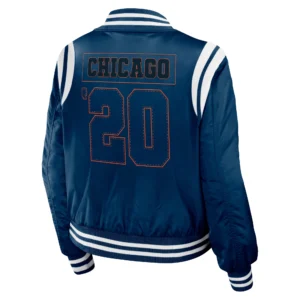 Chicago Bears Bomber Varsity Jacket 1