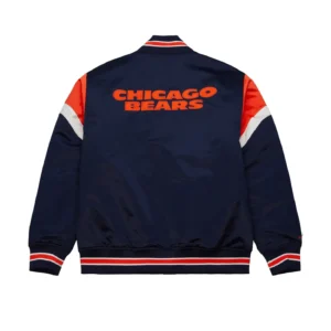 Chicago Bears Cooperstown Heavyweight Satin Jacket 1#