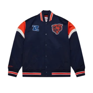 Chicago Bears Cooperstown Heavyweight Satin Jacket