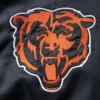 Chicago Bears Enforcer Black and Orange Varsity Jacket 3