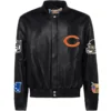 Chicago Bears Jeff Hamilton Black Varsity Jacket