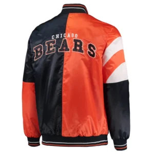 Chicago Bears Leader Varsity Orange Jacket 1