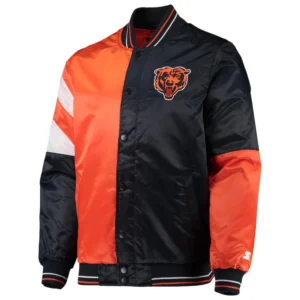 Chicago Bears Leader Varsity Orange Jacket