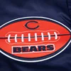 Chicago Bears Old English Navy Blue Varsity Jacket 5