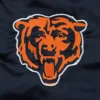 Chicago Bears Pick & Roll Full-Snap Satin Navy Varsity Jacket 3