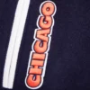 Chicago Bears Retro Classic Navy Blue and White Varsity Jacket 7