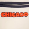 Chicago Bears Retro Classic Wool White Varsity Jacket 5