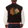 Chicago Blackhawks Black Jacket 1