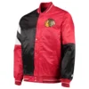 Chicago Blackhawks Leader Varsity Jacket Black