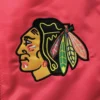 Chicago Blackhawks Leader Varsity Jacket Black 3