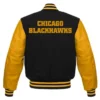 Chicago Blackhawks Letterman Wool Jacket 1