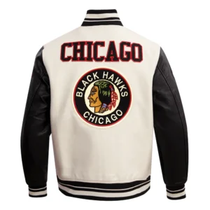 Chicago Blackhawks Retro Varsity Jacket 1