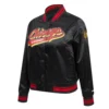 Chicago Blackhawks Script Tail Varsity Jacket 2