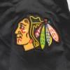 Chicago Blackhawks Script Tail Varsity Jacket 5