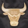 Chicago Bulls Black & Gold Varsity Black Jacket 6