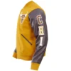 Chicago Bulls Classic Varsity Jacket Yellow 2