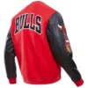 Chicago Bulls Classic Wool Varsity Red Jacket 3