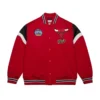 Chicago Bulls Cooperstown Heavyweight Varsity Red Jacket