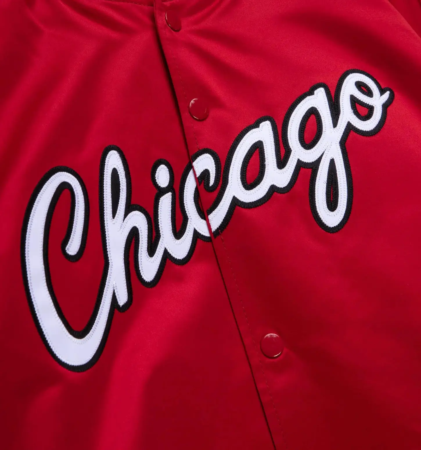 Chicago Bulls Double Clutch Red varsity Jacket 2