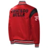 Chicago Bulls Force Play Varsity Red Jacket 1