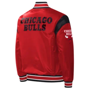Chicago Bulls Force Play Varsity Red Jacket 1