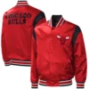 Chicago Bulls Force Play Varsity Red Jacket 3