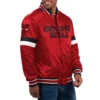 Chicago Bulls Home Game Red Varsity Jacket