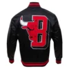 Chicago Bulls Mashup Varsity Black Jacket 3