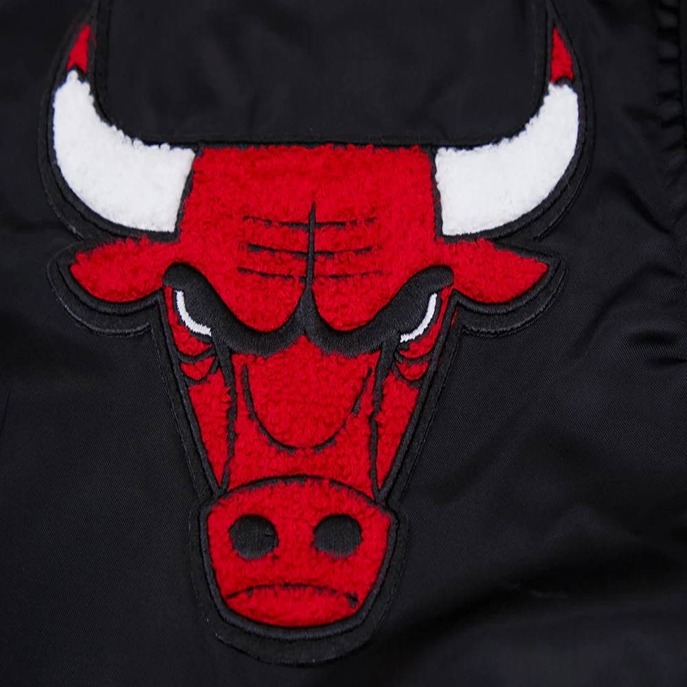 Chicago Bulls Mashup Varsity Black Jacket 8