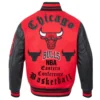 Chicago Bulls Old English Wool Varsity Jacket 2