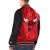Chicago Bulls Renegade Red Varsity Jacket 1