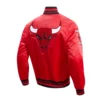 Chicago Bulls Retro Classic Red Varsity Jacket 2