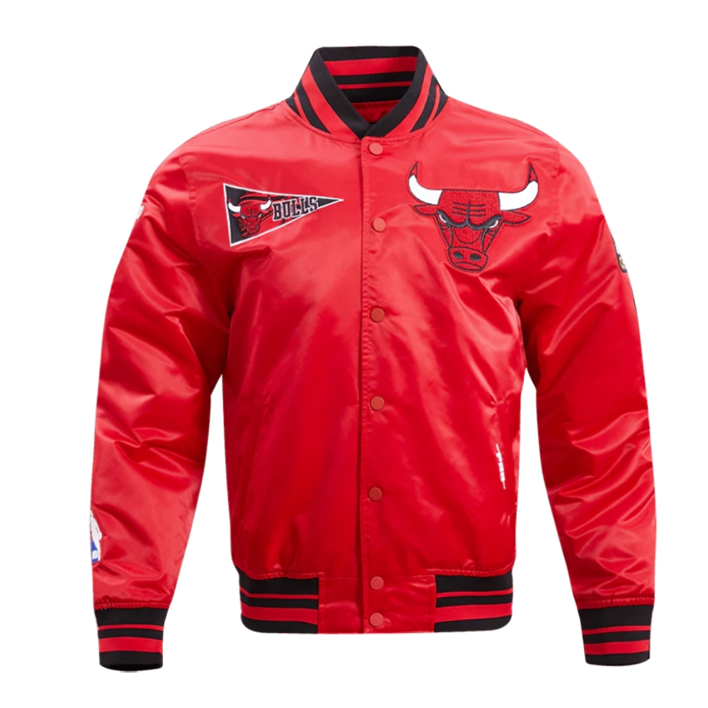 Chicago Bulls Retro Classic Red Varsity Jacket