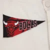 Chicago Bulls Retro Classic Varsity Cream Jacket 5