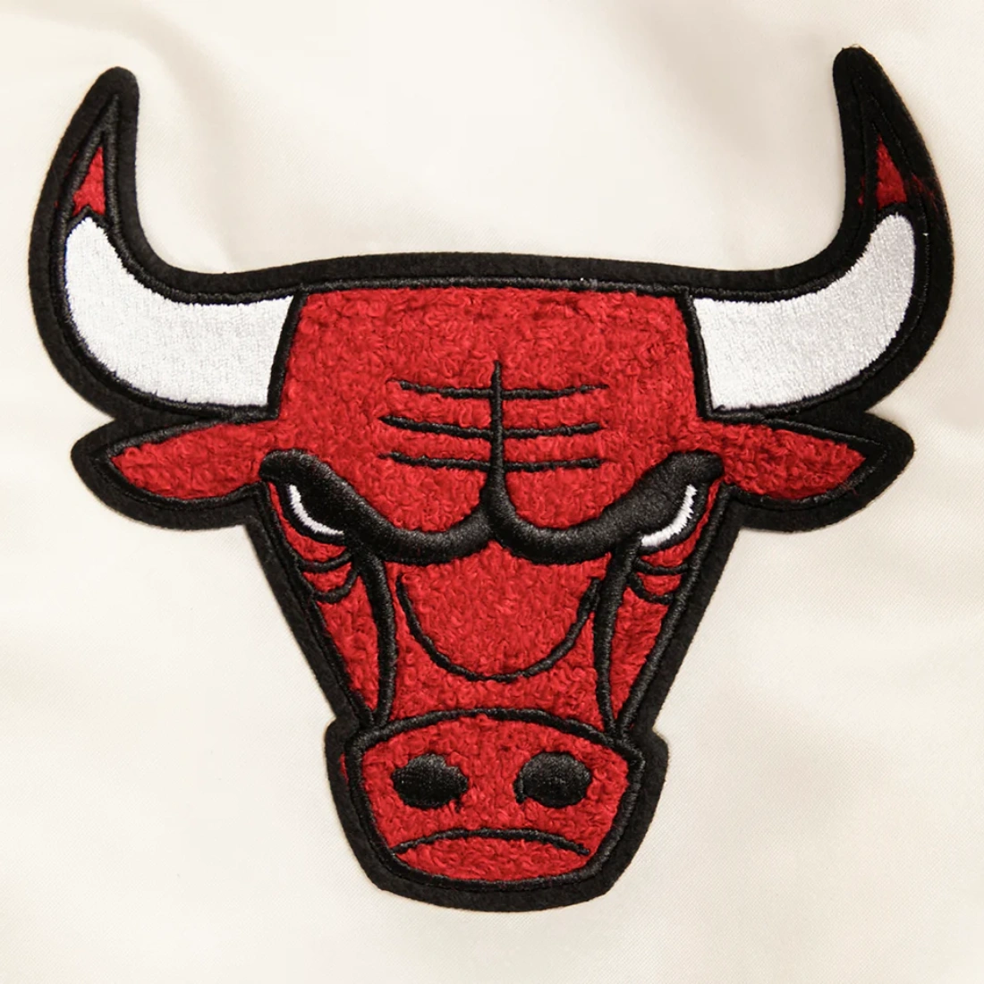 Chicago Bulls Retro Classic Varsity Cream Jacket 5