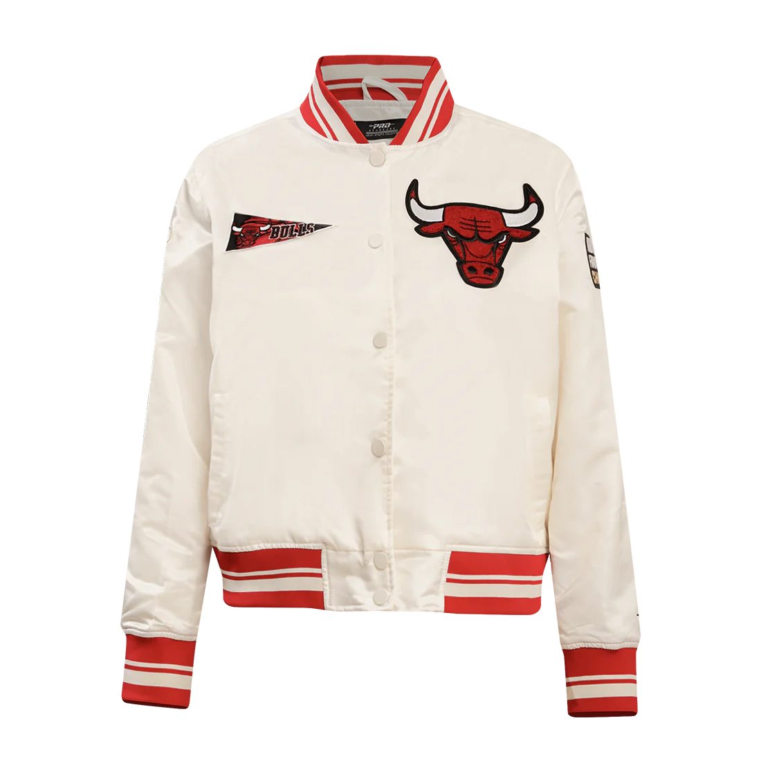 Chicago Bulls Retro Classic Varsity Cream Jacket