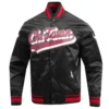 Chicago Bulls Script Tail Varsity Black Jacket