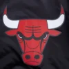 Chicago Bulls Script Tail Varsity Black Jacket 6