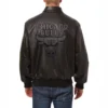 Chicago Bulls Shirt Collar Black Bomber Jacket 2