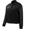 Chicago Bulls Triple Black Wool Varsity Jacket Black 1