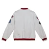 Chicago Bulls White City Collection Varsity Jacket 1