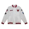 Chicago Bulls White City Collection Varsity Jacket