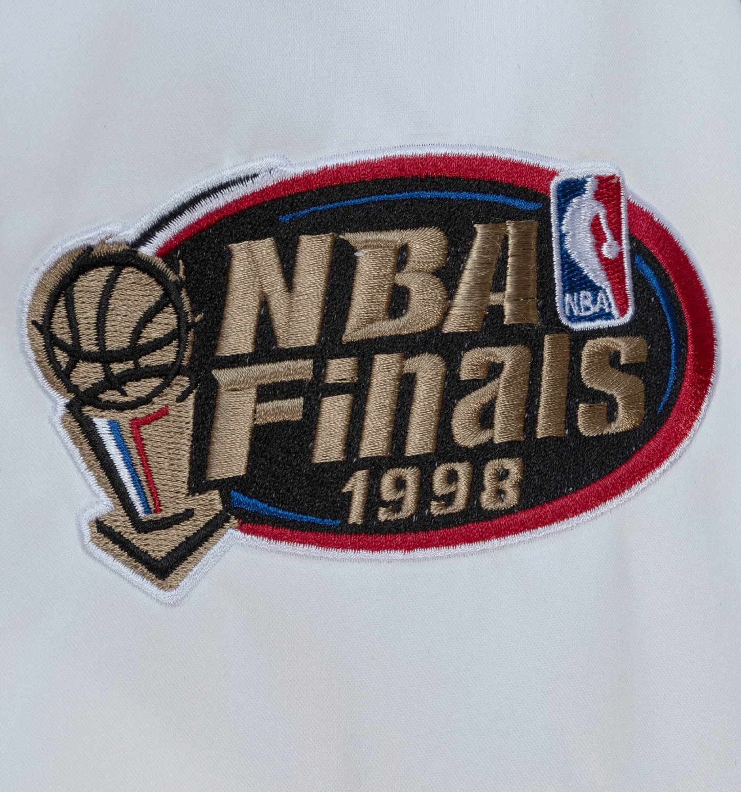 Chicago Bulls White City Collection Varsity Jacket 4