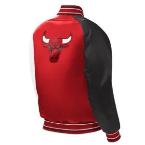 Chicago Bulls Youth Raglan Varsity Tri Color Jacket 1