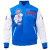 Chicago Cubs Hometown Wool & Leather Varsity Jacket