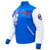 Chicago Cubs Hometown Wool & Leather Varsity Jacket 2