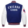 Chicago Cubs Letterman Wool & Leather Varsity Jacket 1