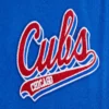 Chicago Cubs Script Tail Women’s Wool & Leather Varsity BlueWhite Jacket 4
