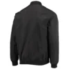 Chicago White Sox Full-Zip Bomber Black Varsity Jacket 1